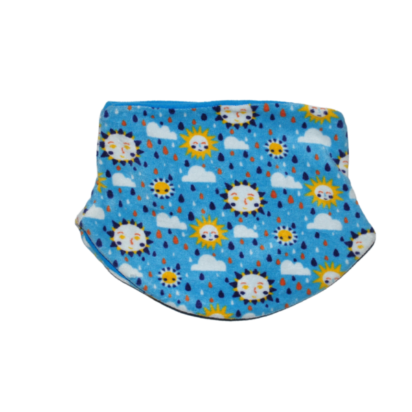 Loopschal mit Baumwollfleece